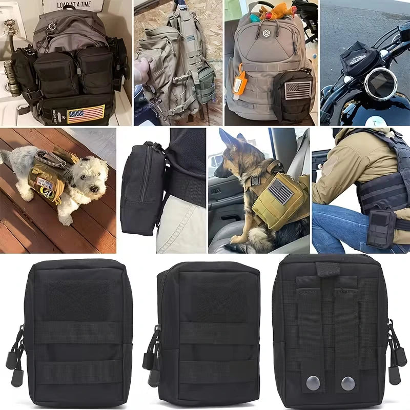 Taktikai modul, táska, függőleges, MOLLE rendszer