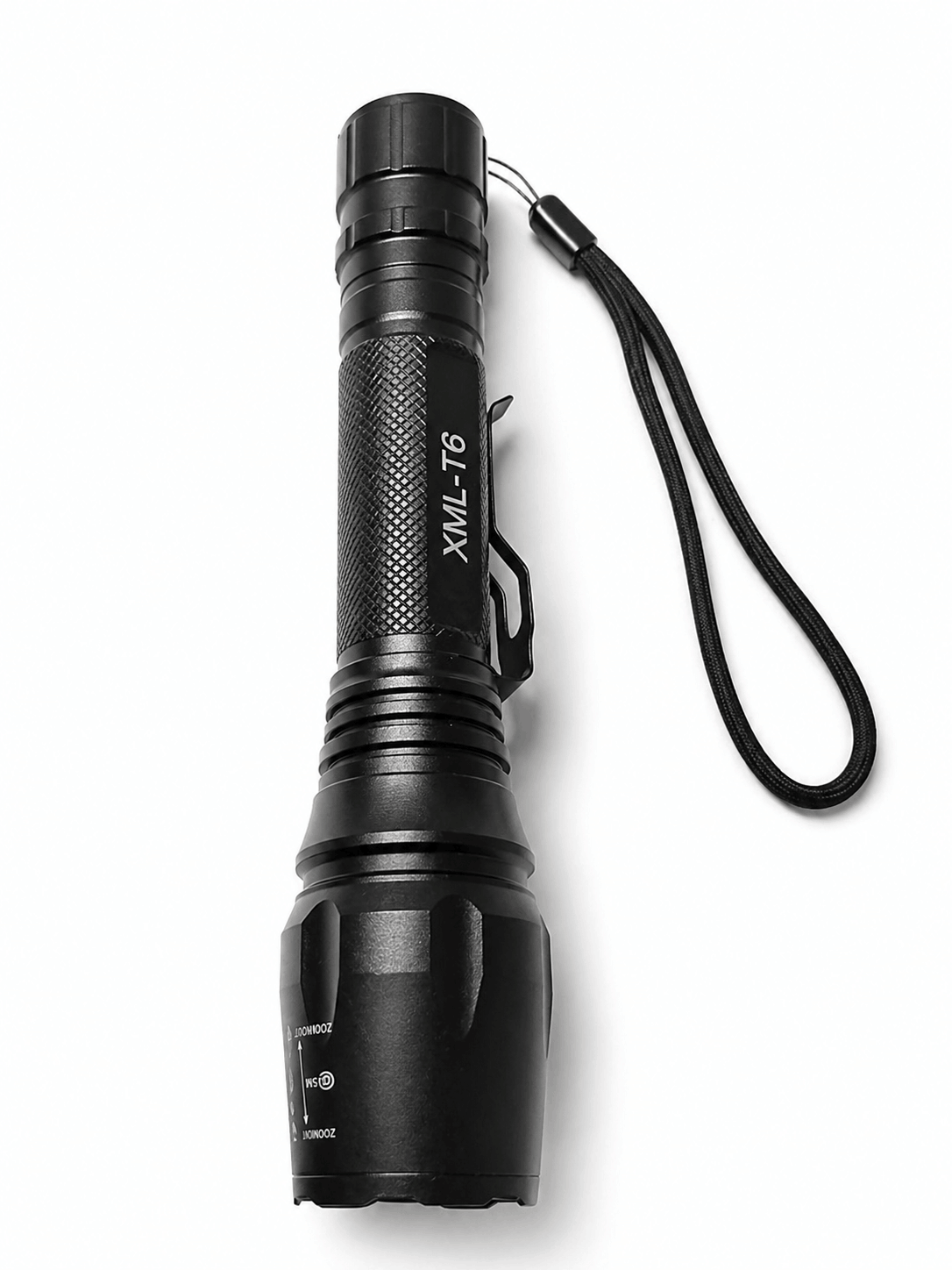 Taktikai LED lámpa Black Airsoft készlet akkumulátorokkal és töltővel