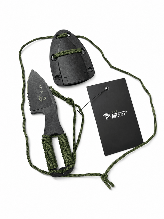 KEYD fekete Airsoft taktikai nyakkés tokkal