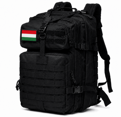 Taktikai hátizsák 45L, tépőzárral, magyar zászló 900D