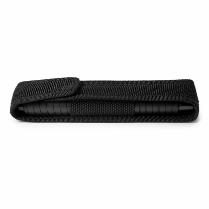 Teleszkópos acélbot, Black Airsoft POLICE, 60 cm, tokkal