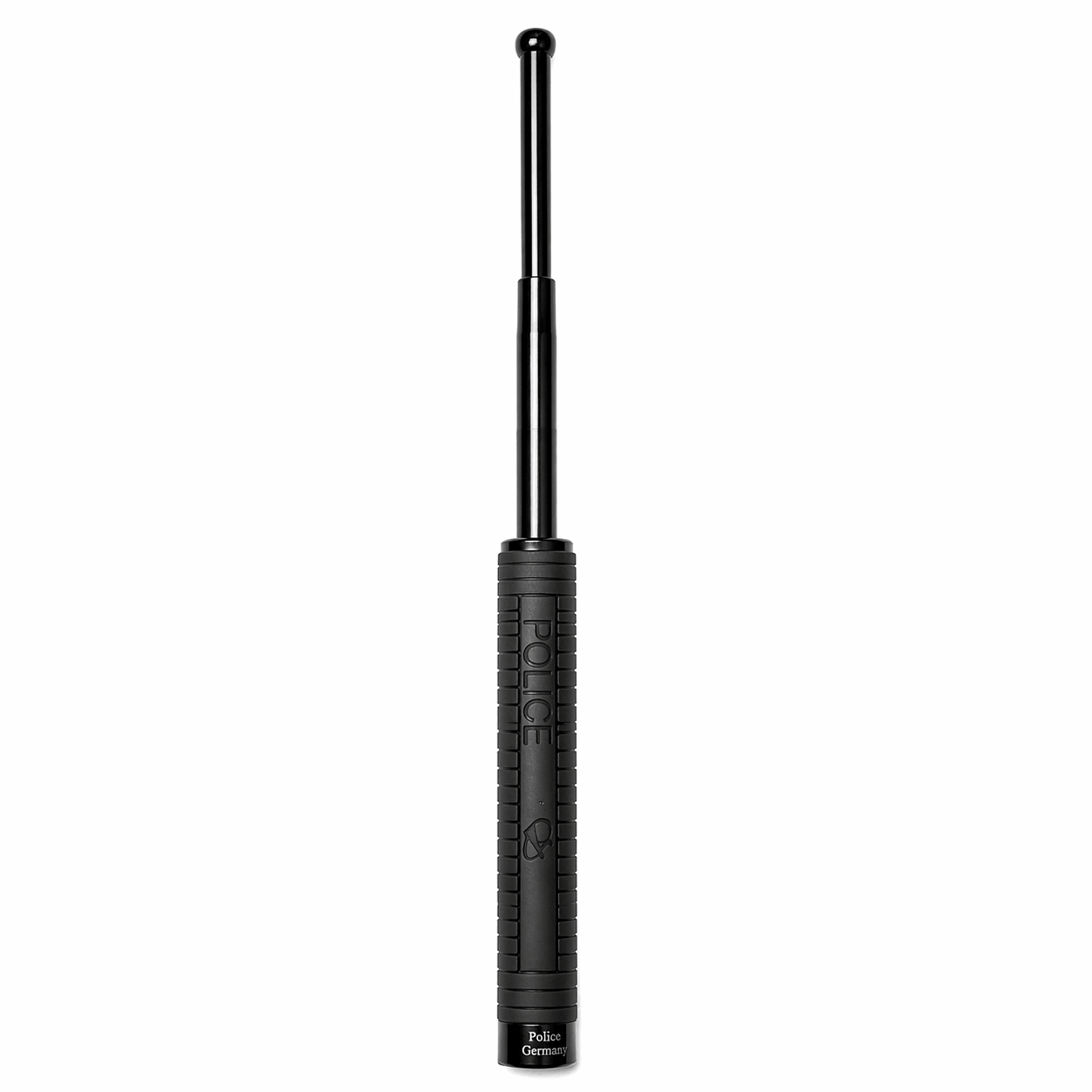 Teleszkópos acélbot, Black Airsoft POLICE, 60 cm, tokkal
