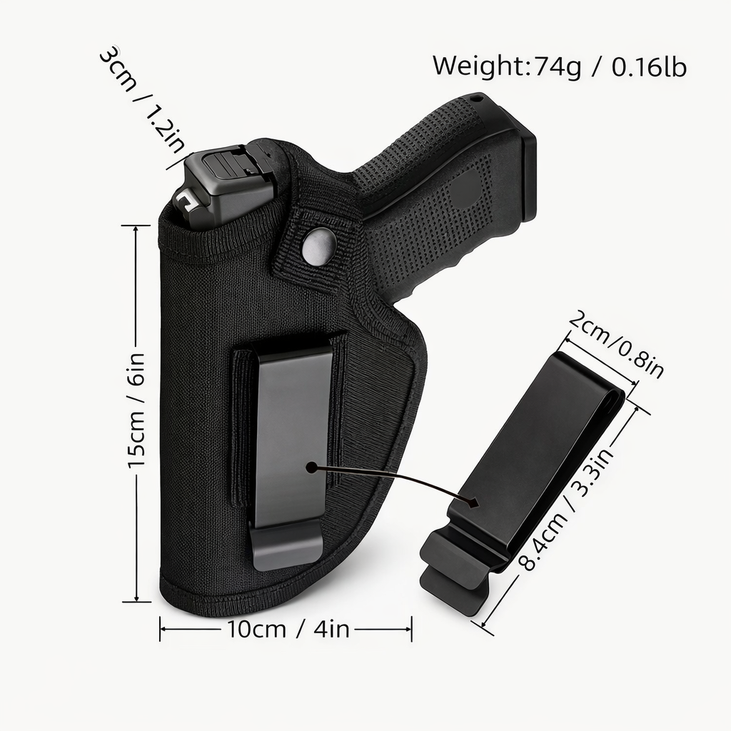 Belső tok pisztolyhoz, fekete